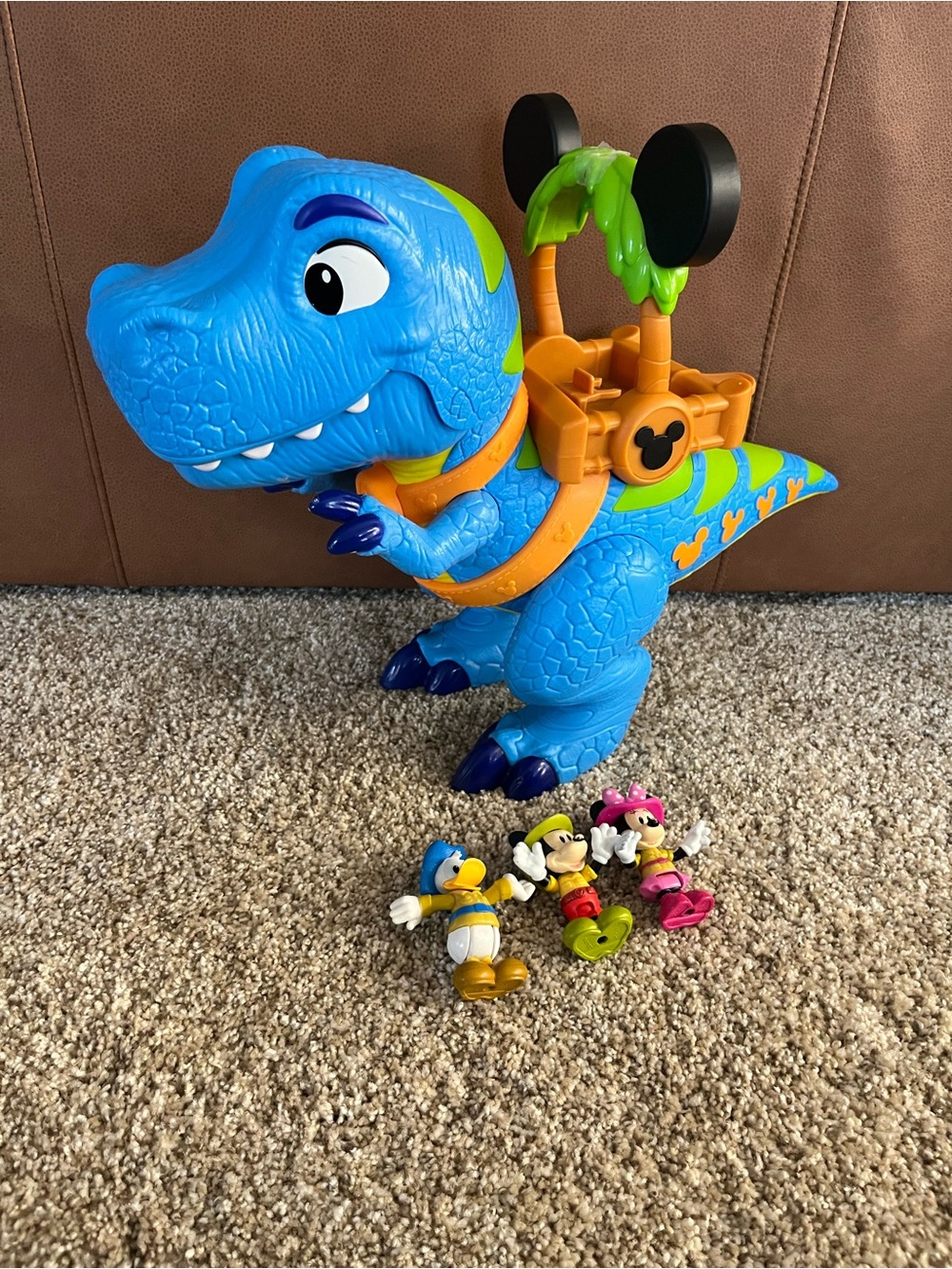Disney Blue Dino Adventure Backpack Playset with Mini Characters
